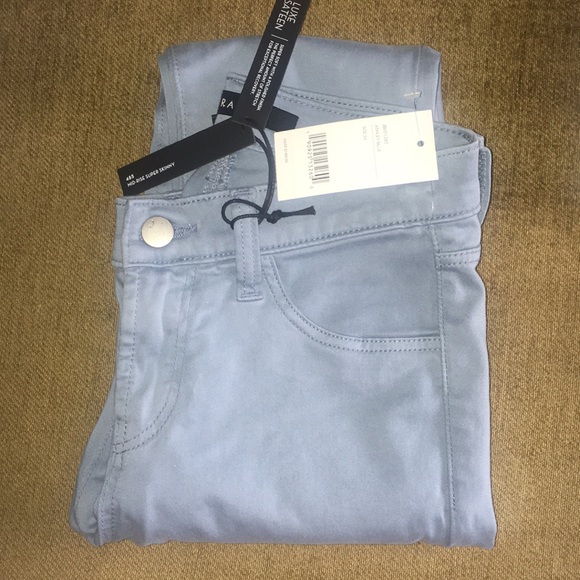 J Brand Denim - 485 midrise super skinny ashley blue jeans
